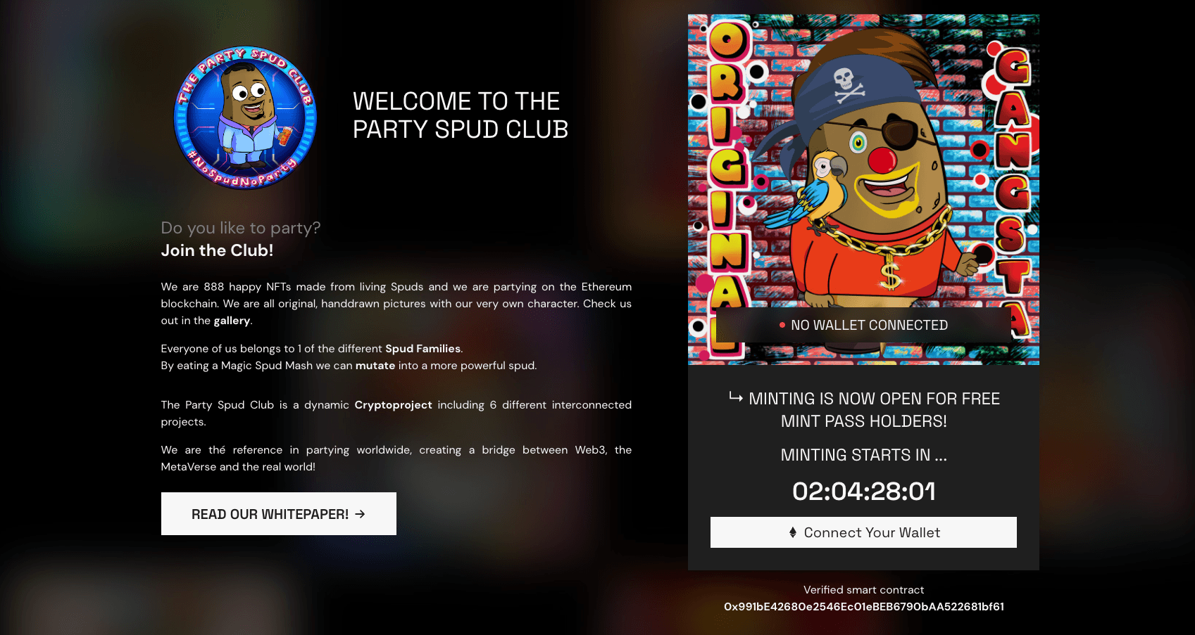 The Party Spud Club's image